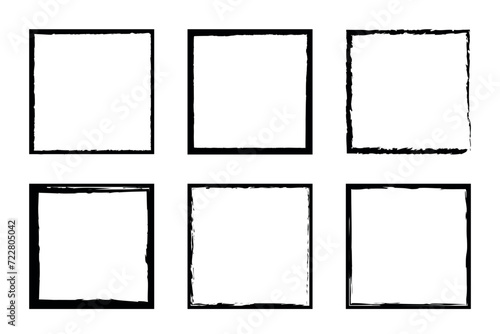 Square paint frames