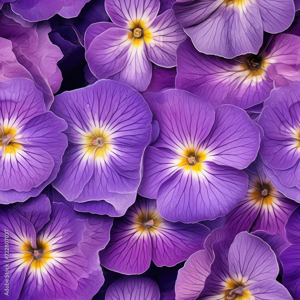 Primulaceae, Primula Juliae or Julias Primrose Known as Purple Primrose are a Family of Herbaceous