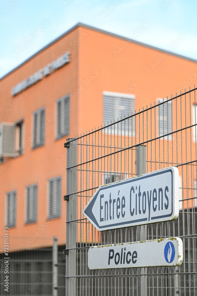 Belgique Wallonie Nivelles Commissariat Police