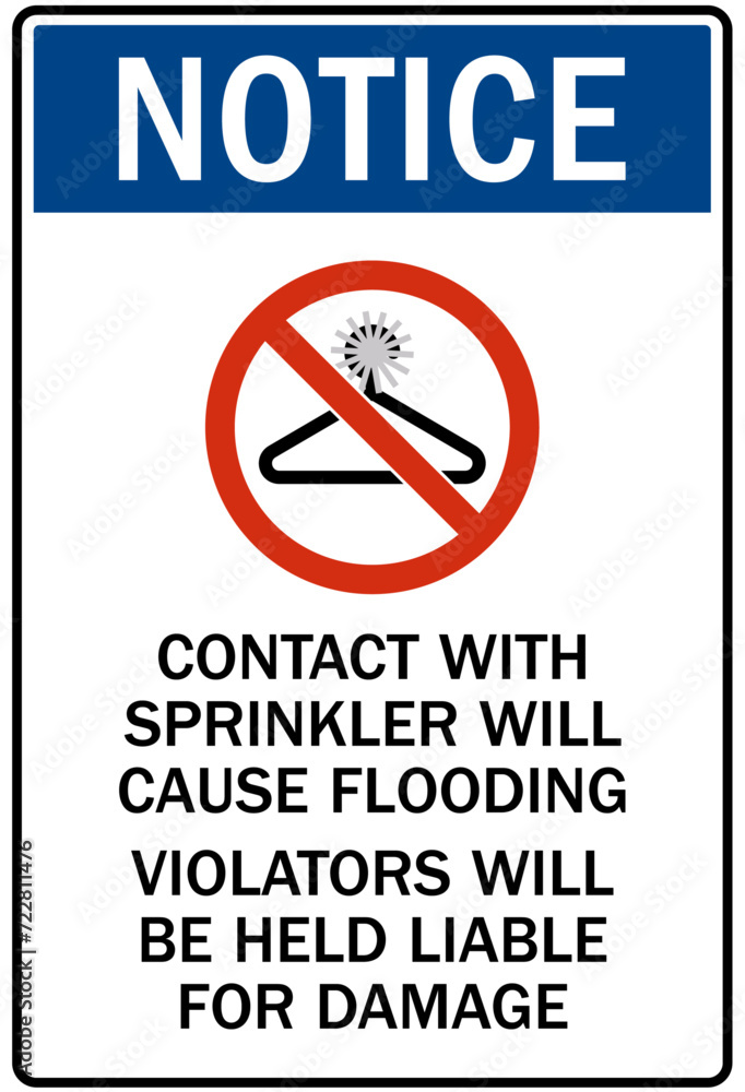 Flood sign Flood sign