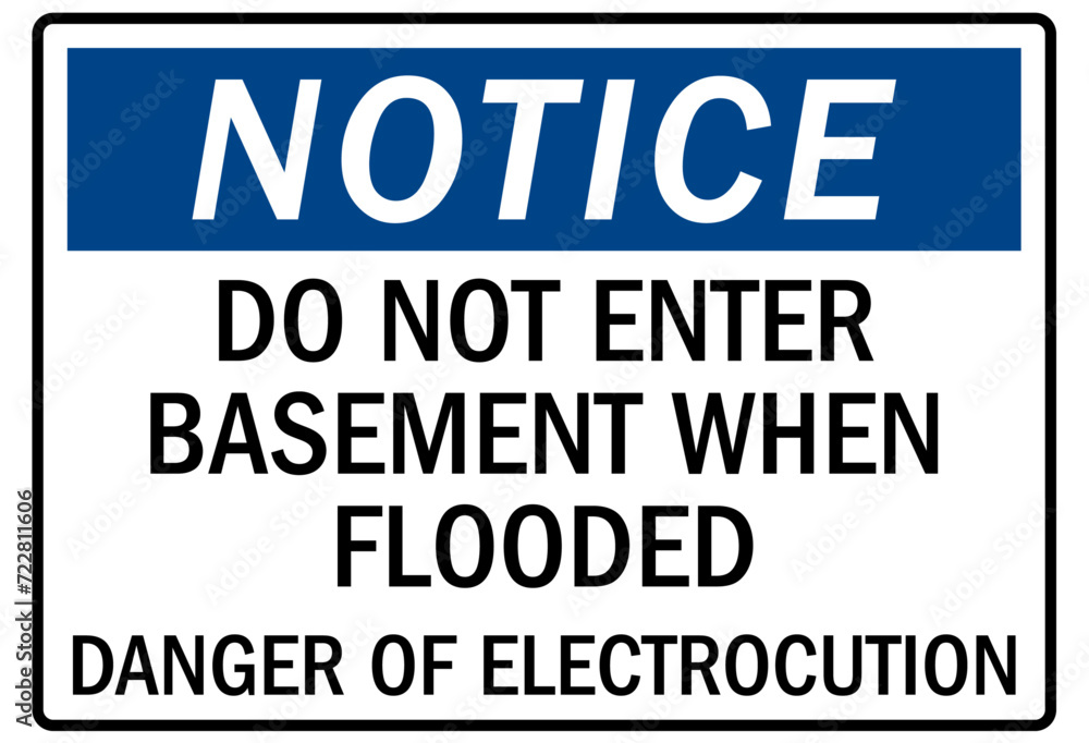 Flood sign