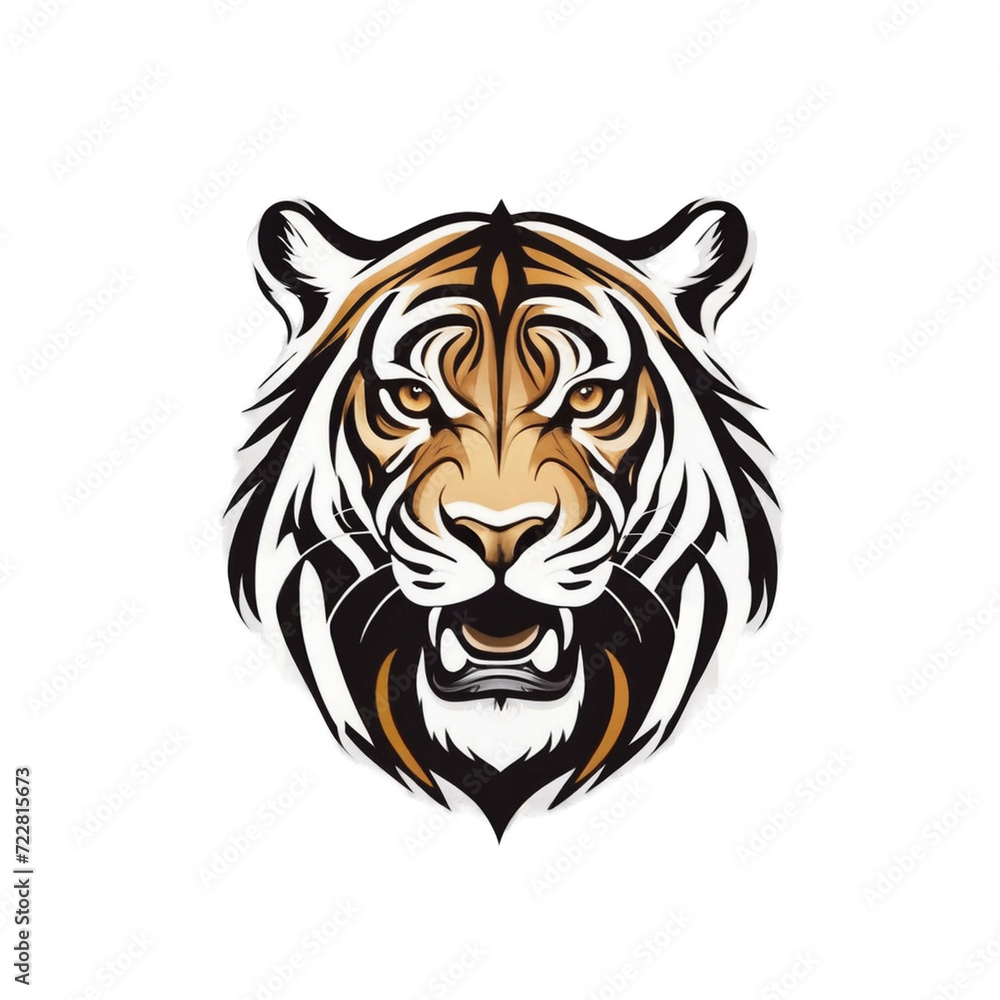 Head of tiger logo