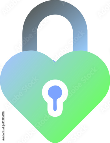 heart shaped padlock