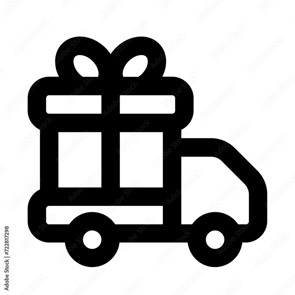 Courier Line Icon Courier Line Icon