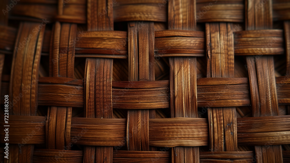 Natural Harmony: A Rattan Pattern Background Natural Harmony: A Rattan Pattern Background