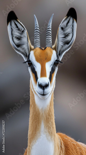 Springbok portrait antidorcas marsupialis photo