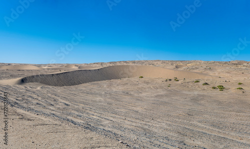 sand dunes in Sperrgebiet desert, near Luderitz, Namibia