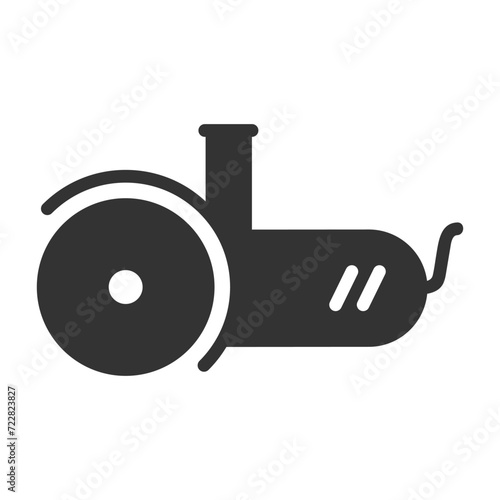 angle grinder glyph icon isolated on white background. angle grinder vector icon for web, mobile and ui design