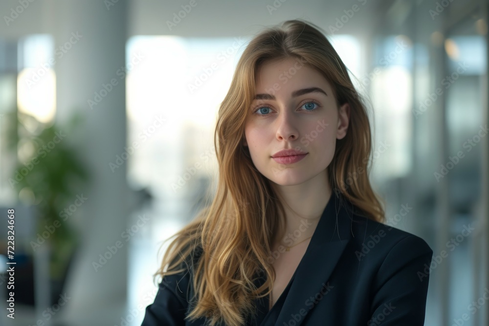 Introspective Young Woman with Glasses in Evening Urban Setting
