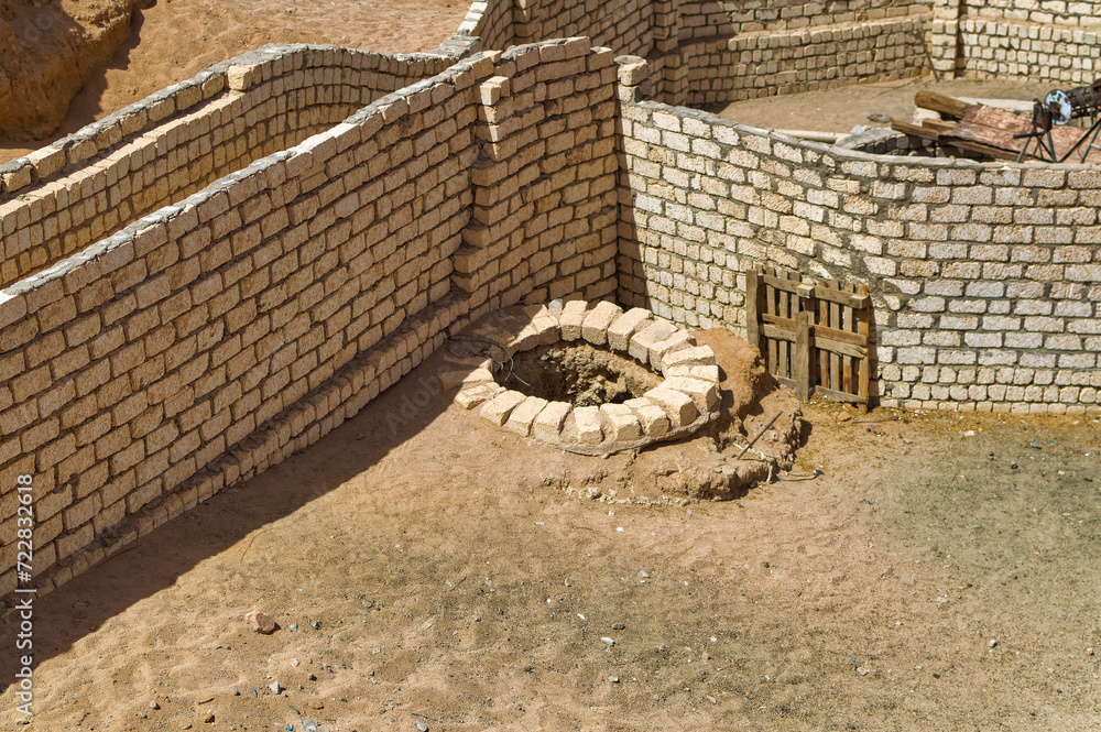 A well located in desert village in Egypt.
