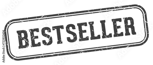 bestseller stamp. bestseller rectangular stamp on white background