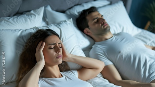 Couple Disturbed by Noise
