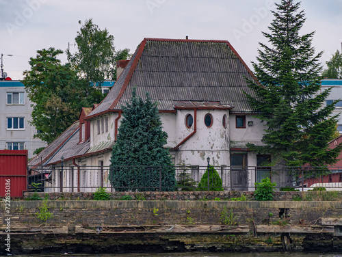 Pregolya river, Kaliningrad, Russia, 2023.09.22. Portovaya street, 18c2