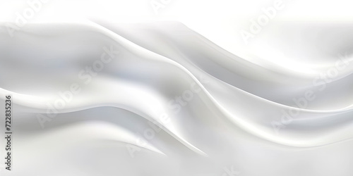  white background with smooth winding, white banner