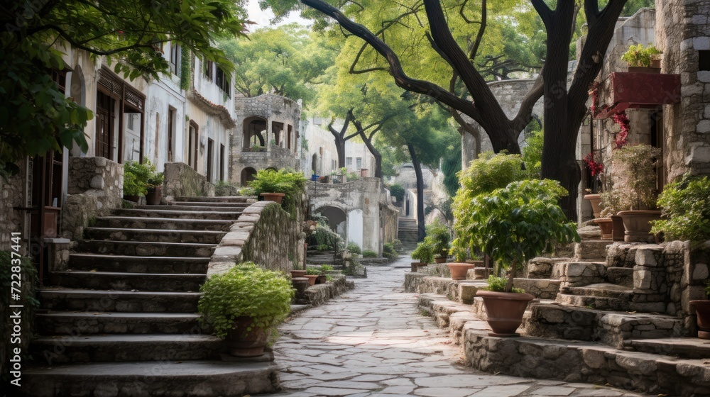 Stepping onto the land of gulangyu castle scenic UHD wallpaper