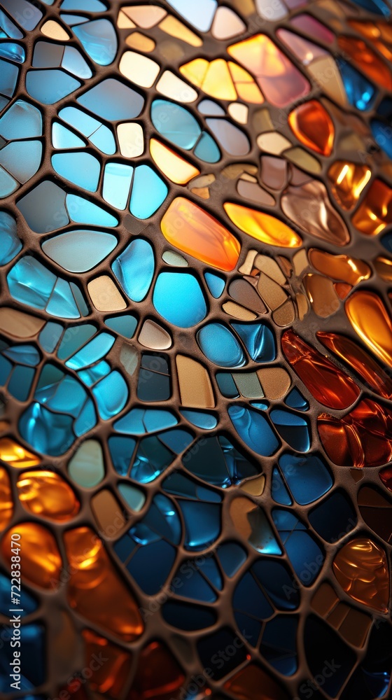 Stained glass light sculpted pattern UHD wallpaper Stained glass light sculpted pattern UHD wallpaper