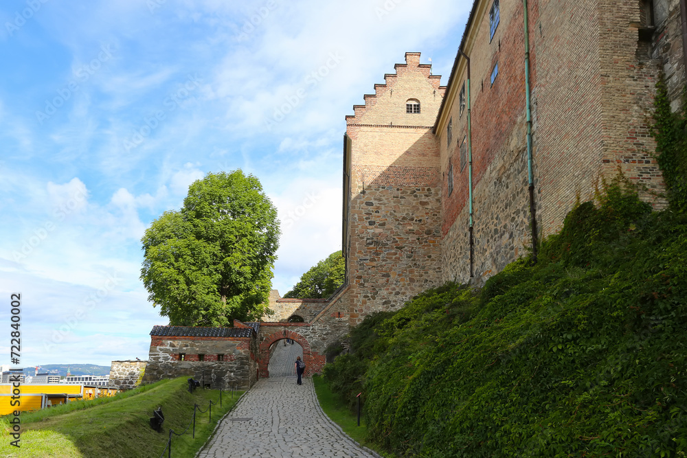 Medieval castle Akershus Fortress in Oslo. Norway