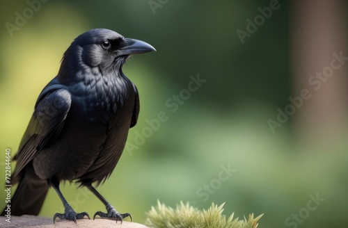 Close up of a crow