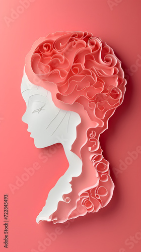 paper art brain