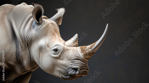 White Rhino studio portrait