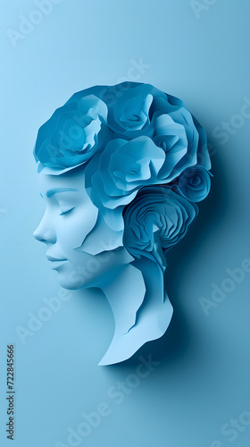 paper art brain