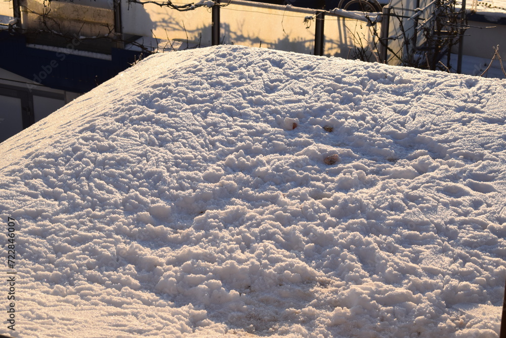 custom made wallpaper toronto digitalsnow covered roof in morning light