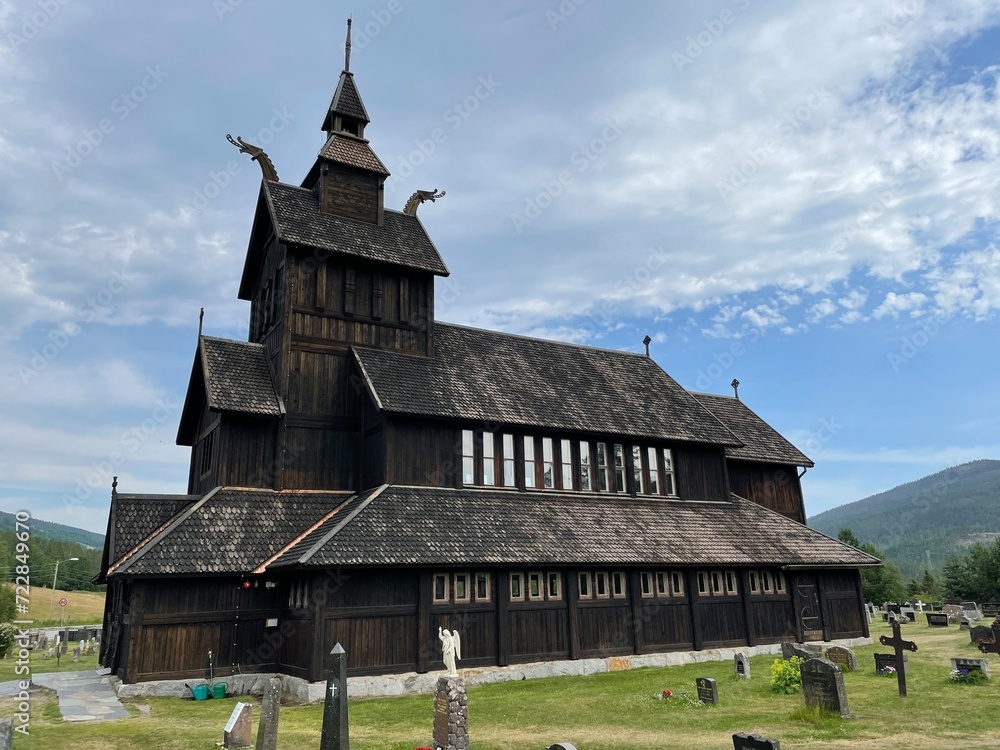 Uvdal Stavkirke in Norway