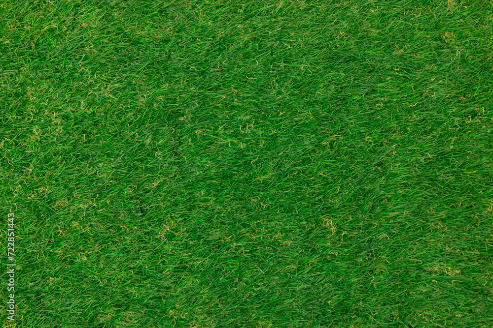 Fototapeta premium Artificial fake grass texture background on the park