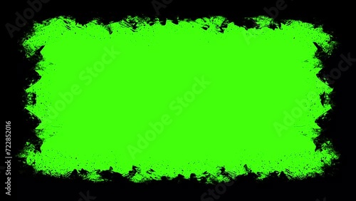 Frame distressed paint brush grunge backgrounds.