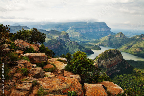 Reise durch Südafrika. Unterwegs am Blyde River Canyon.