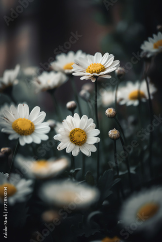 a bunch of daisy flowers