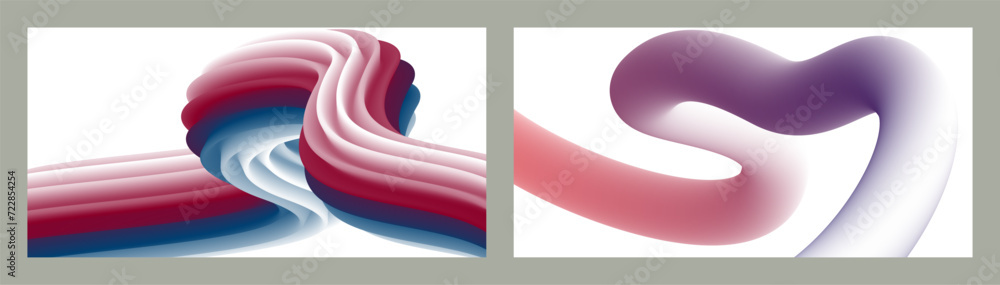 Abstract volumetric background. Cords. set of two illustrations. Toothpaste in a tube. Minimalism. Creative modern background. Cover design, wallpaper, background. eps vector. Abstract volumetric background. Cords. set of two illustrations. Toothpaste in a tube. Minimalism. Creative modern background. Cover design, wallpaper, background. eps vector.