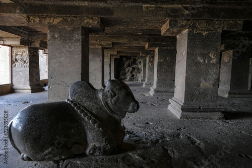 Ellora Caves are a rock-cut cave complex located in the Aurangabad District of Maharashtra, India. photo