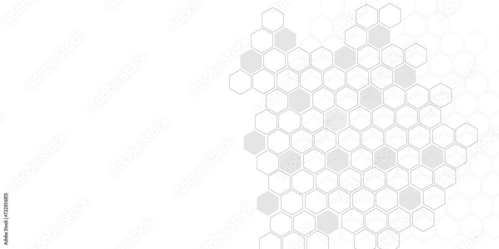 Vector hexagons pattern. Hexagon geometric on a white background. Medical, technology or science design. Vector hexagons pattern. Hexagon geometric on a white background. Medical, technology or science design.