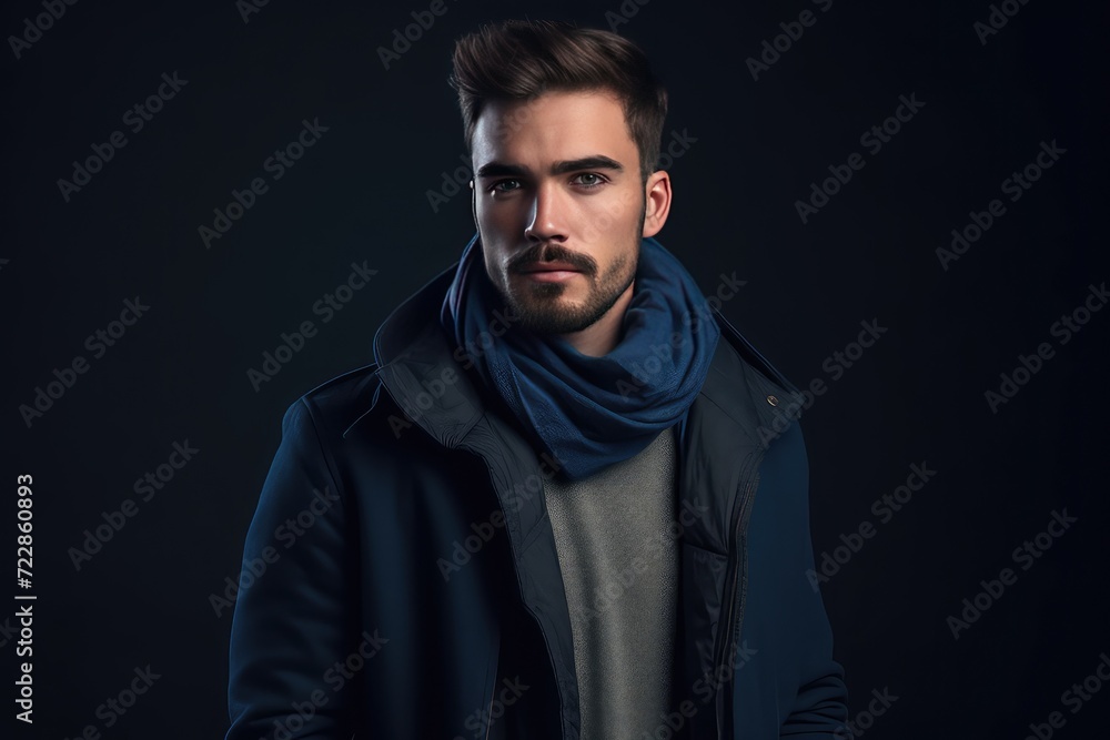 attractive and cool model in fashion studio for photoshoot attractive and cool model in fashion studio for photoshoot