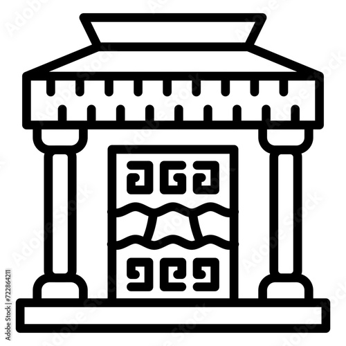 History Museum Icon Style