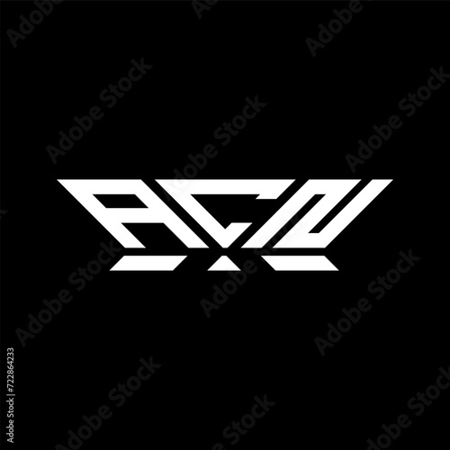 ACN letter logo vector design, ACN simple and modern logo. ACN luxurious alphabet design  