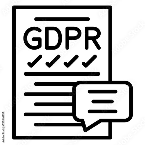 Gdpr Compliance Icon Style