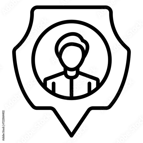 Pseudonymisation Icon Style