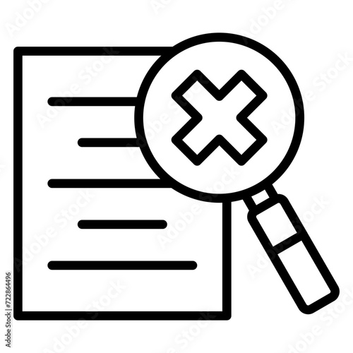 Data Infringement Icon Style
