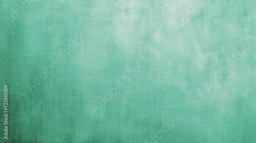 seafoam green, sage green, turqoise green abstract vintage background for design. Fabric cloth canvas texture. Color gradient, ombre. Rough, grain. Matte, shimmer	