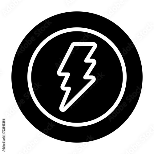 Lightning bolt Vector Icon