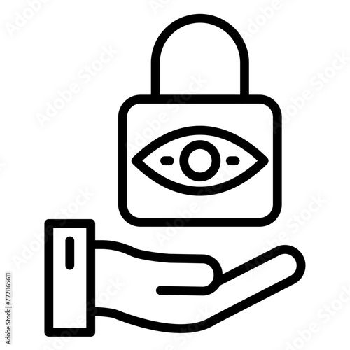 Privacy Awareness Icon Style