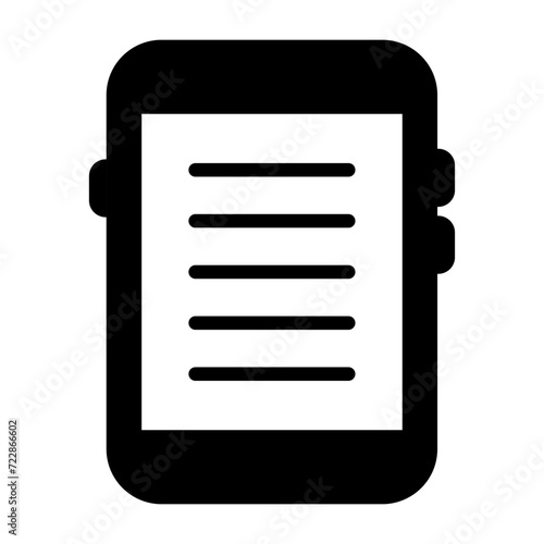 E-reader Vector Icon