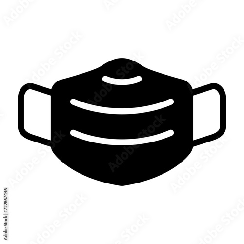 N95 mask Vector Icon