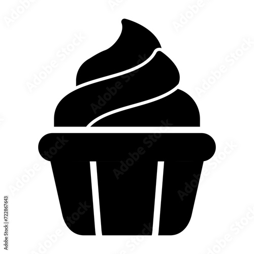 Cupcake Vector Icon