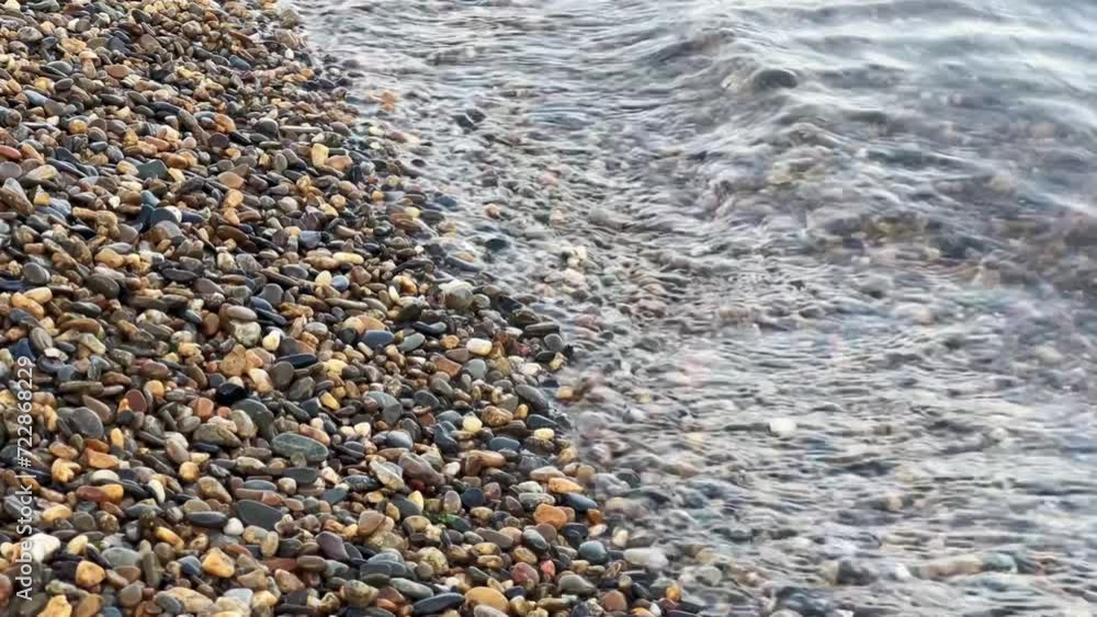 sea waves on the shore, recreation and tourism in the warm season sea waves on the shore, recreation and tourism in the warm season