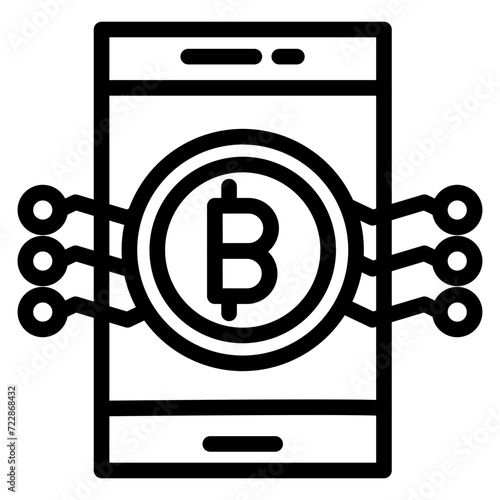 Digital Money Icon Style