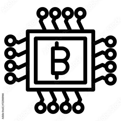 Mining Farm Icon Style