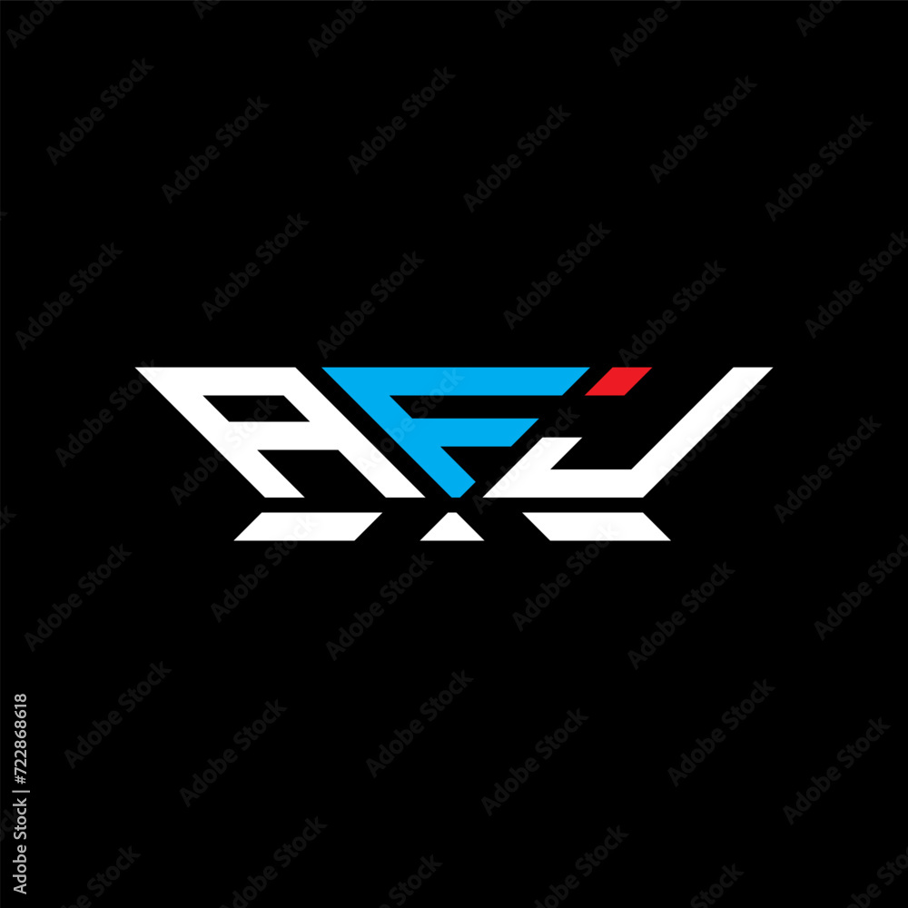 AFJ letter logo vector design, AFJ simple and modern logo. AFJ luxurious alphabet design AFJ letter logo vector design, AFJ simple and modern logo. AFJ luxurious alphabet design